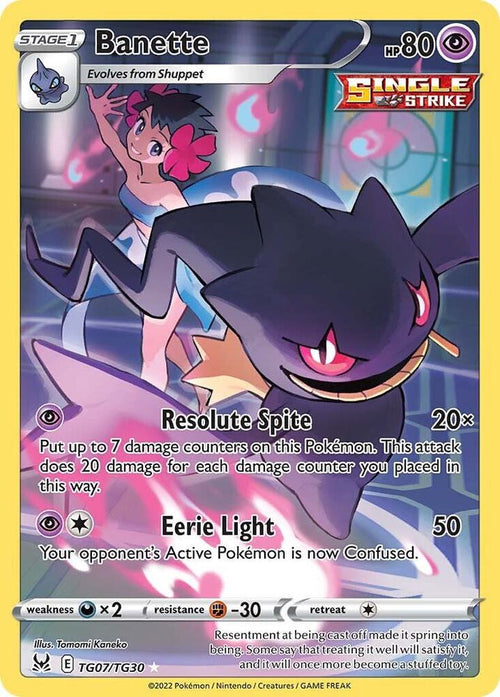 Lost Origin Trainer Gallery Banette TG07/TG30 UR - JN