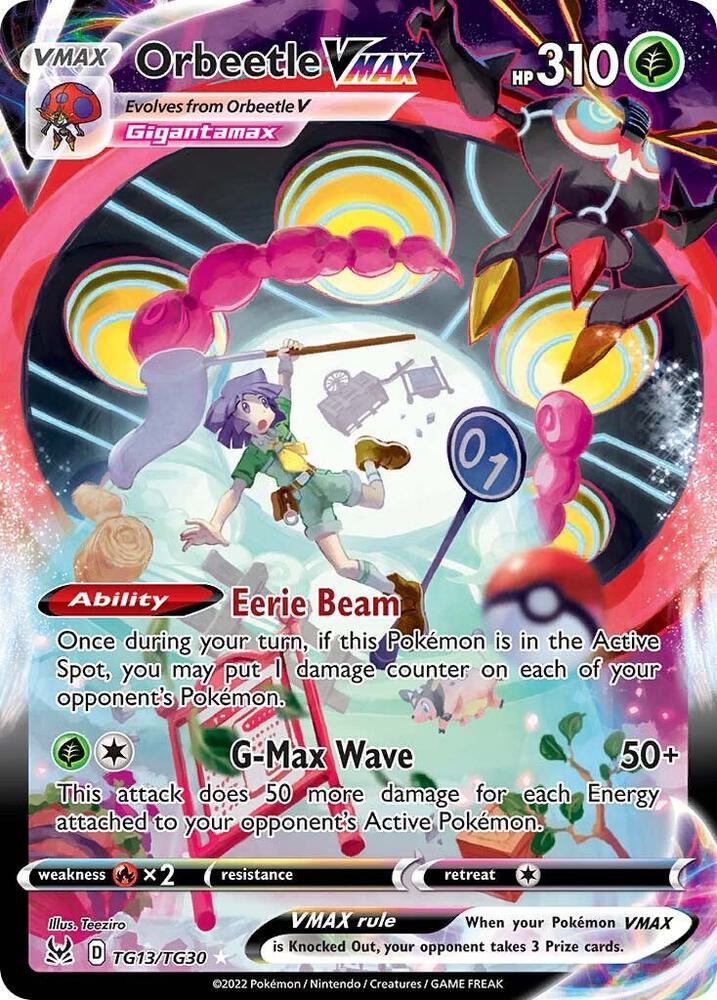 Pokemon Lost Origin Trainer Gallery Orbeetle VMAX TG13/TG30