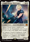 Cloud, Midgar Mercenary - Final Fantasy - Magic The Gathering card