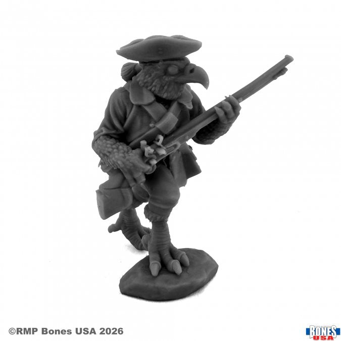 Reaper Legends - Samuel Baldwin, Raptorkin Minuteman - 30293