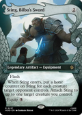 Sting, Bilbo's Sword - The Hobbit - Magic The Gathering card