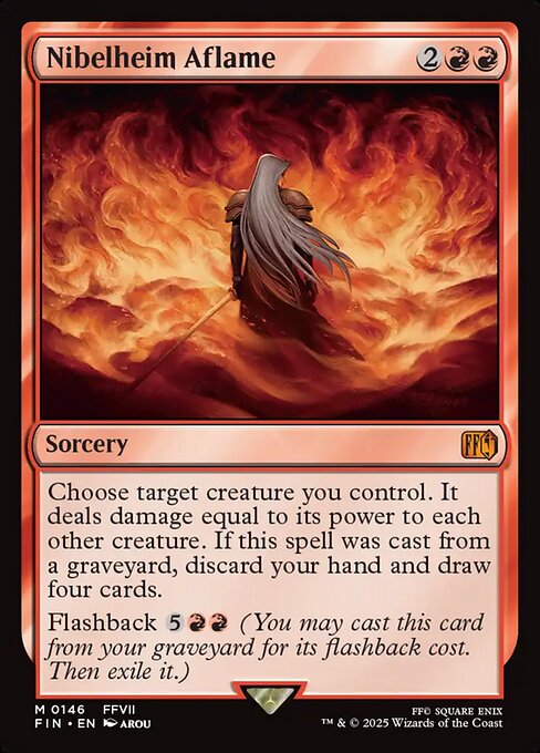 Nibelheim Aflame (Final Fantasy) Magic: The Gathering card