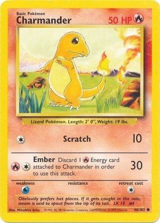 Pokemon Base Set (Unlimited) Charmander 46