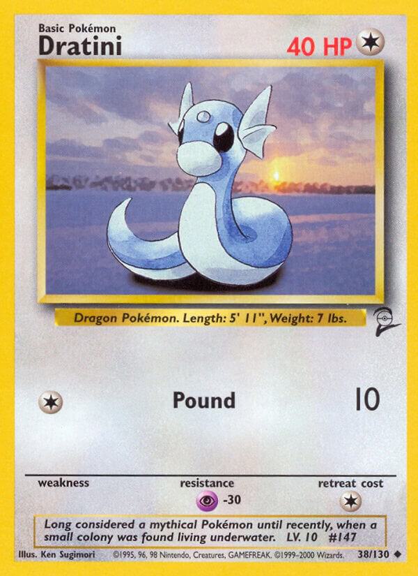 Pokemon Base Set 2 Dratini 38