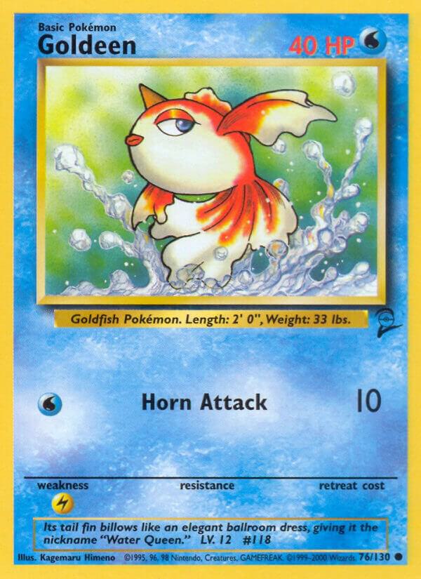 Pokemon Base Set 2 Goldeen 76