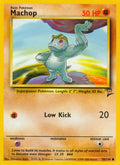 Pokemon Base Set 2 Machop 78