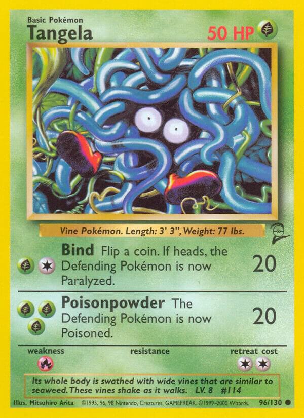 Pokemon Base Set 2 Tangela 96