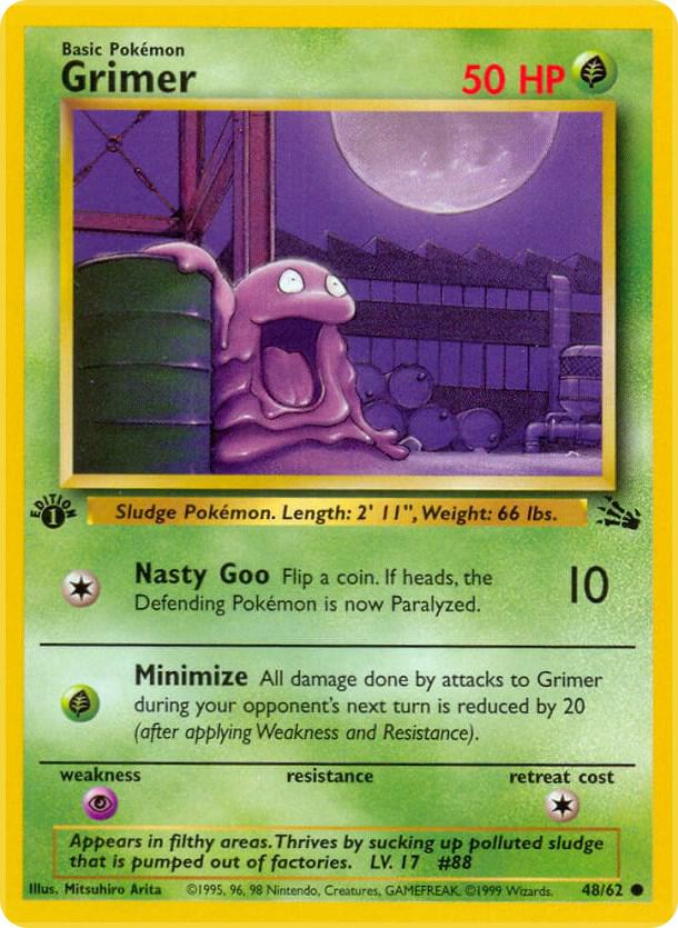 Pokemon Fossil Grimer 48