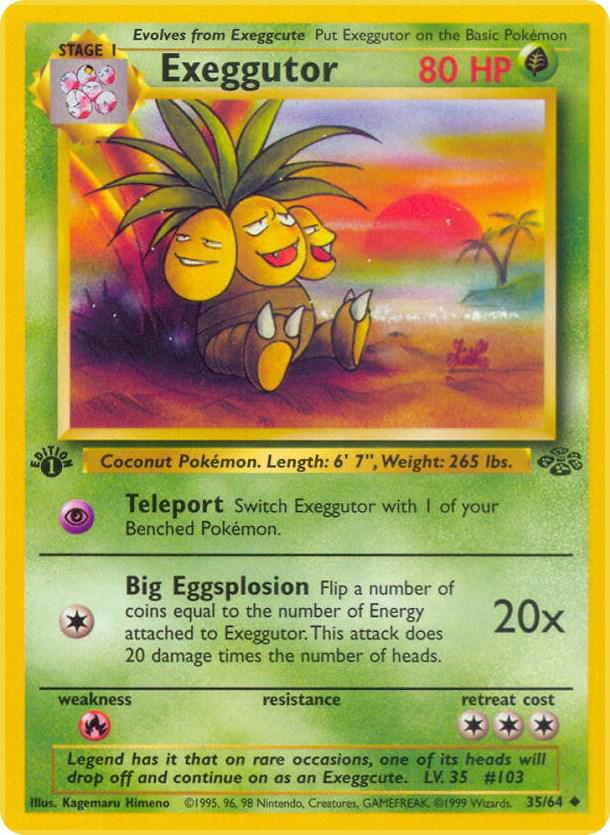 Pokemon Jungle Exeggutor 35