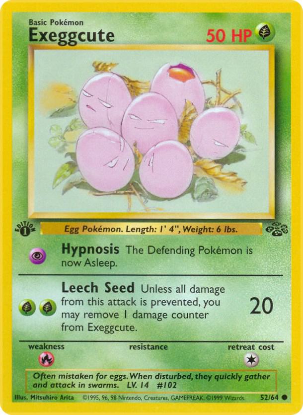 Pokemon Jungle Exeggcute 52
