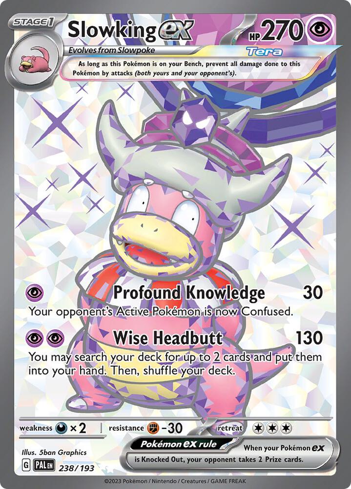 Pokemon Paldea Evolved Slowking ex 238/193