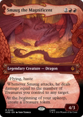 Smaug the Magnificent - The Hobbit - Magic The Gathering card