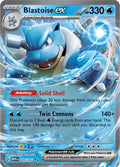 Pokemon SV: 151 Blastoise ex 009/165 Double Rare