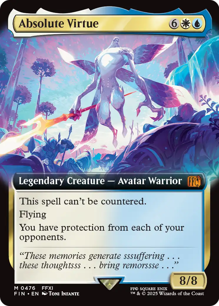 Absolute Virtue - Final Fantasy - Magic The Gathering card