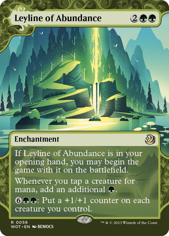 MTG: Wilds of Eldraine: Enchanting Tales Leyline of Abundance 56