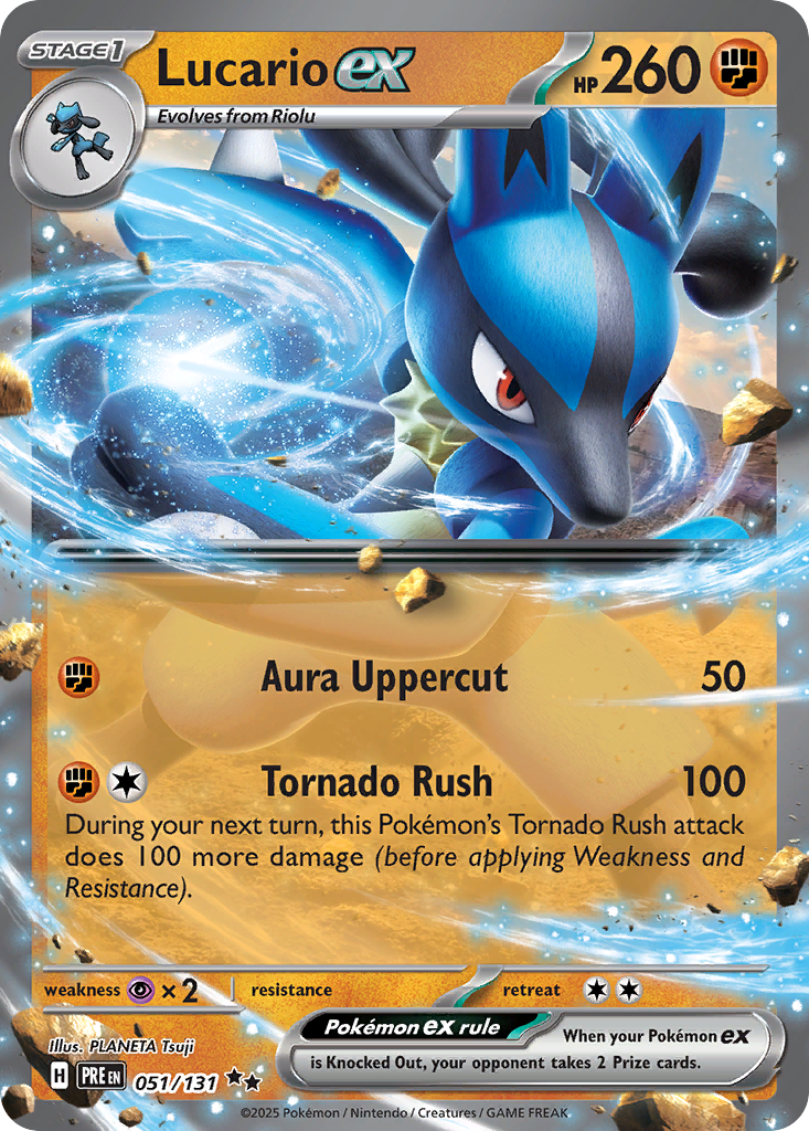 Lucario ex (Prismatic Evolutions) #51