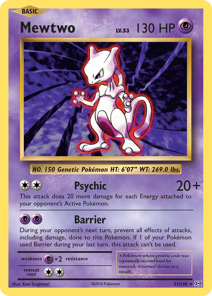 Mewtwo (Evolutions) 51
