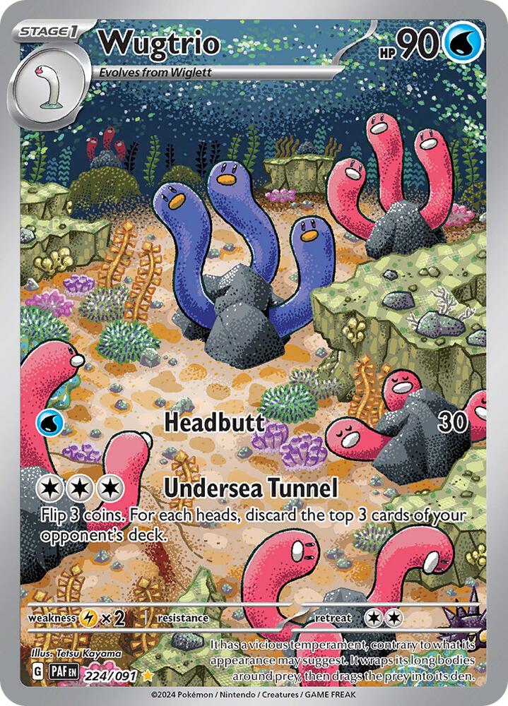 Pokemon Paldean Fates Wugtrio 224/091