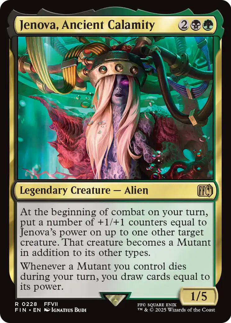 Jenova, Ancient Calamity - Final Fantasy - Magic The Gathering card