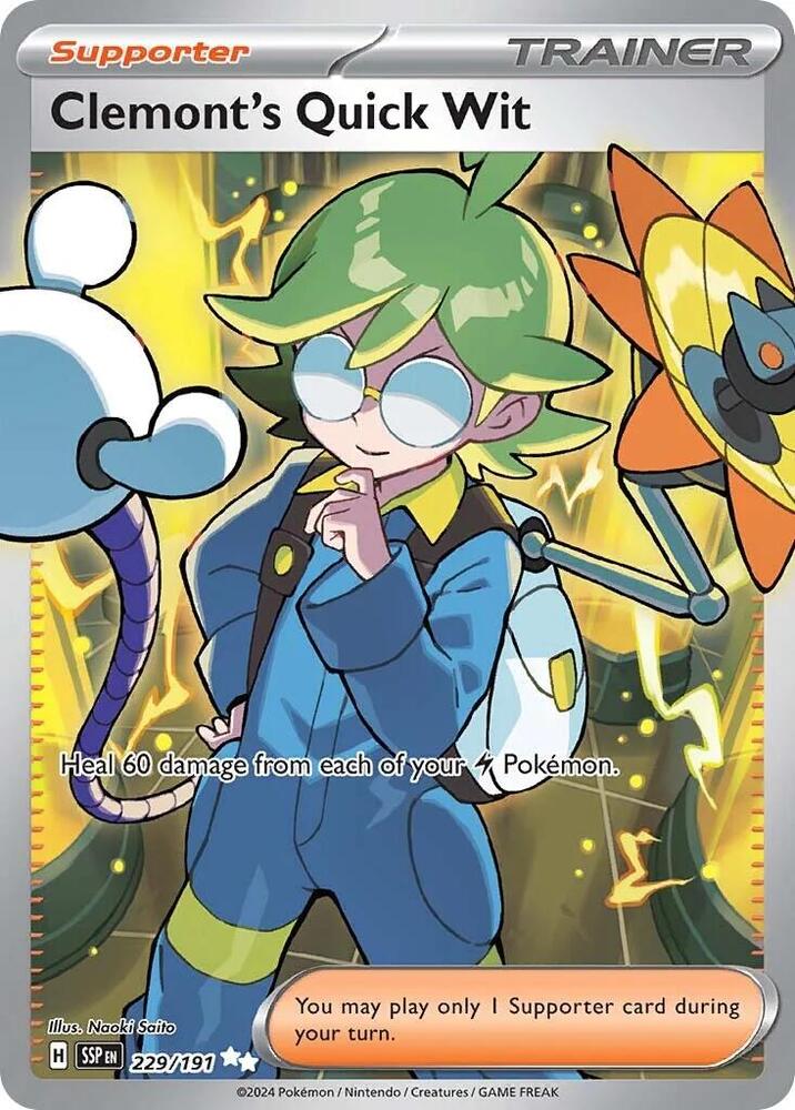 Pokemon Surging Sparks Clemont's Quick Wit 229/191