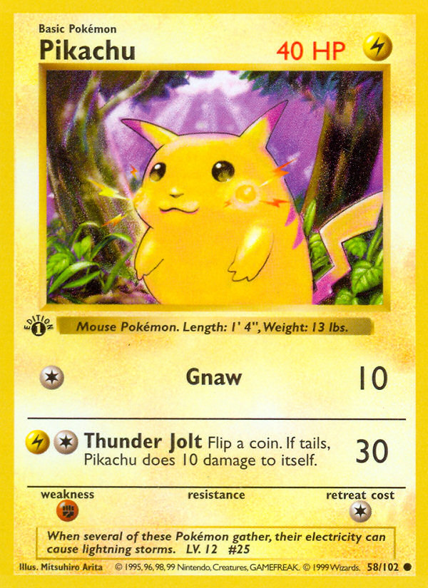 Pikachu (Base) #58