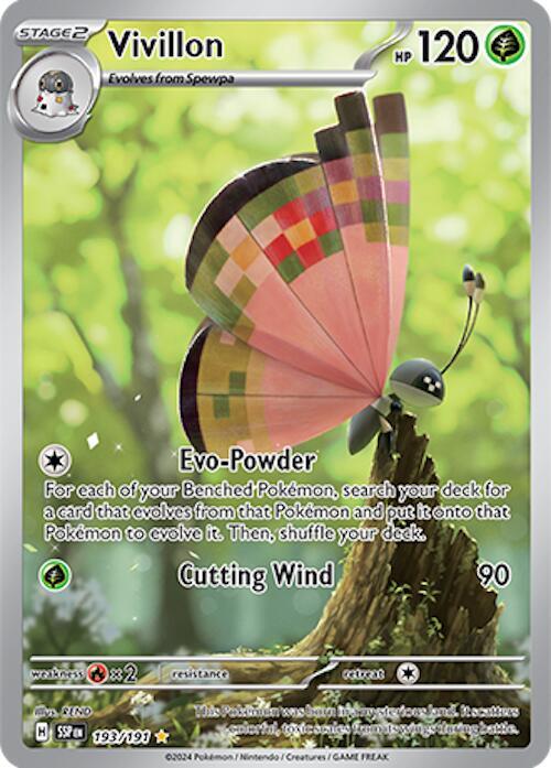 Pokemon Surging Sparks Vivillon 193/191