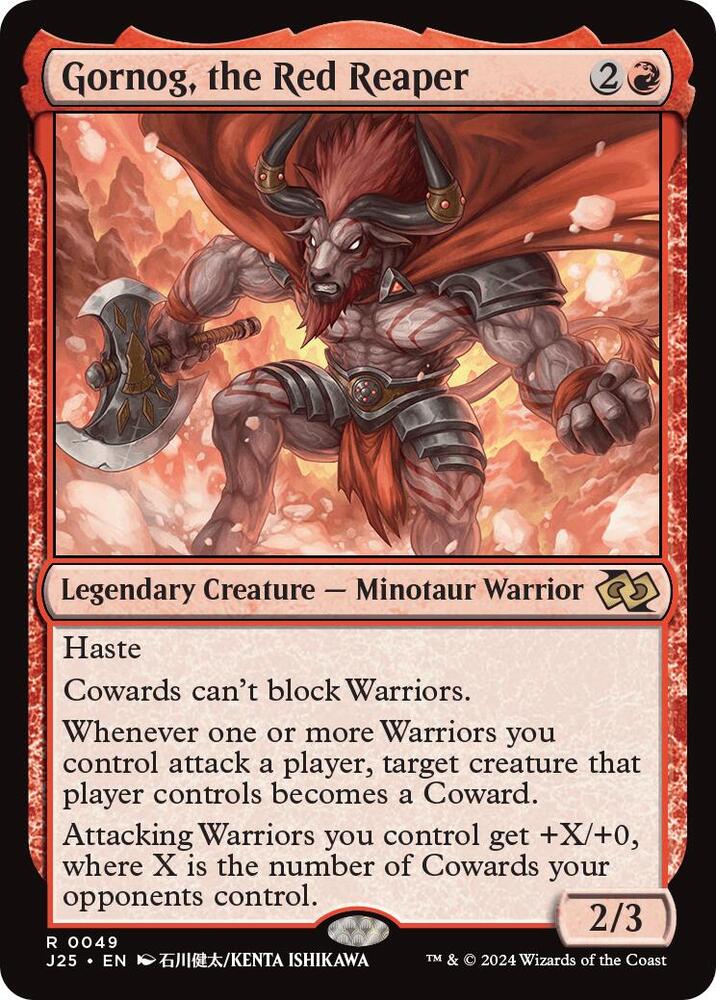 MTG: Foundations Jumpstart Gornog, the Red Reaper 49