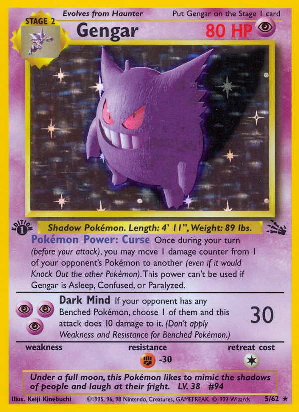 Gengar 5/62, Fossil