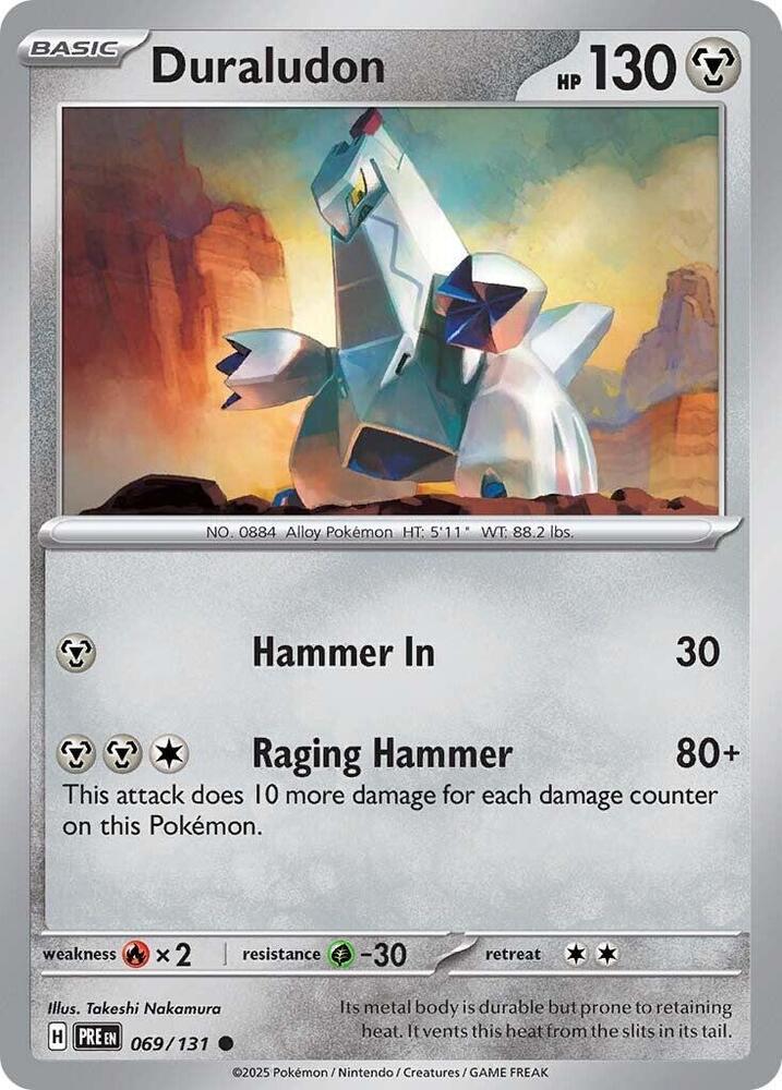 Pokemon Prismatic Evolutions Duraludon 069/131