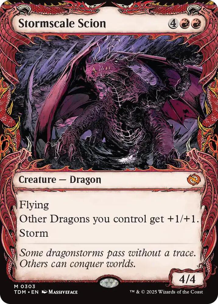 MTG: Tarkir: Dragonstorm Stormscale Scion (Showcase) 303
