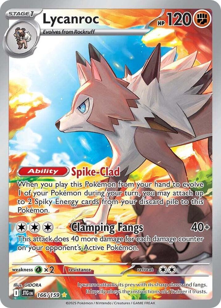 Pokemon Journey Together Lycanroc 166/159