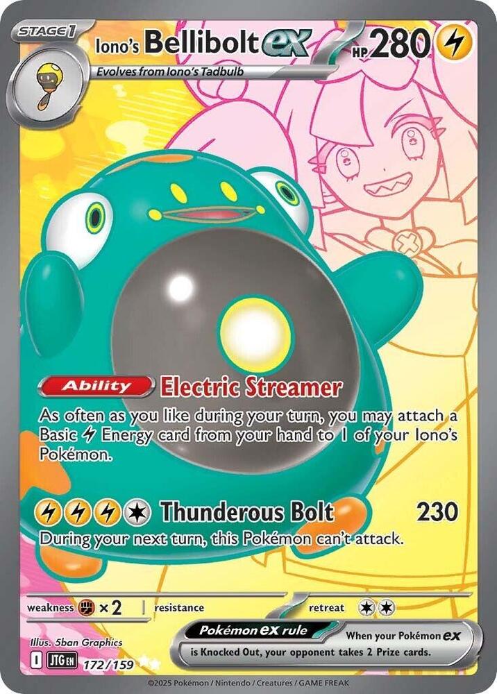 Pokemon Journey Together Iono's Bellibolt ex 172/159