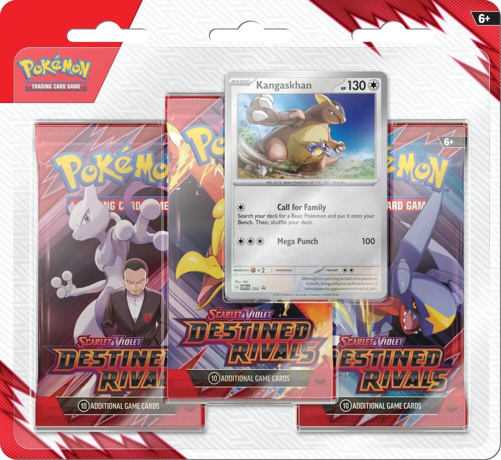 Pokemon Destined Rivals 3-Pack Blister - Kangaskhan