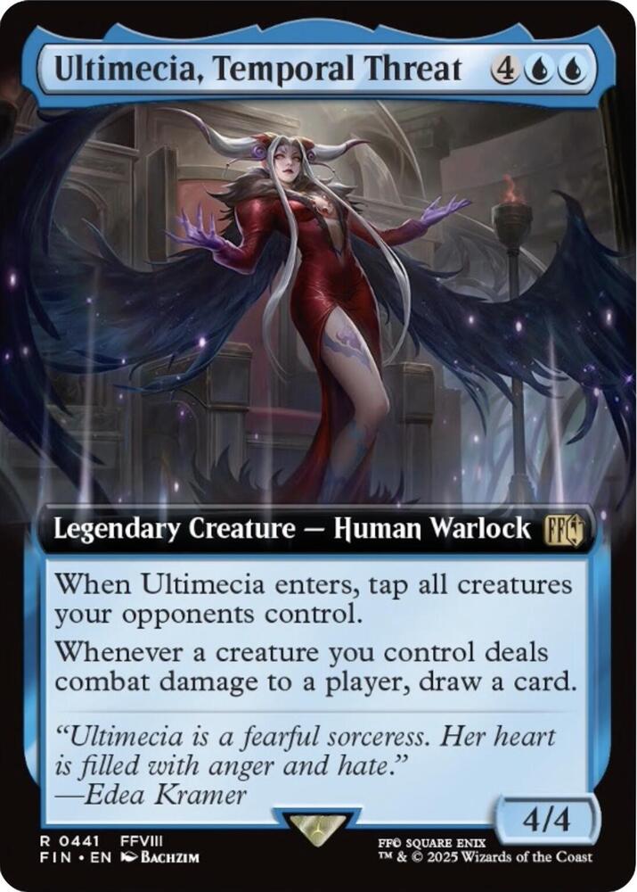 MTG: UB: FINAL FANTASY Ultimecia, Temporal Threat (Extended Art) 441