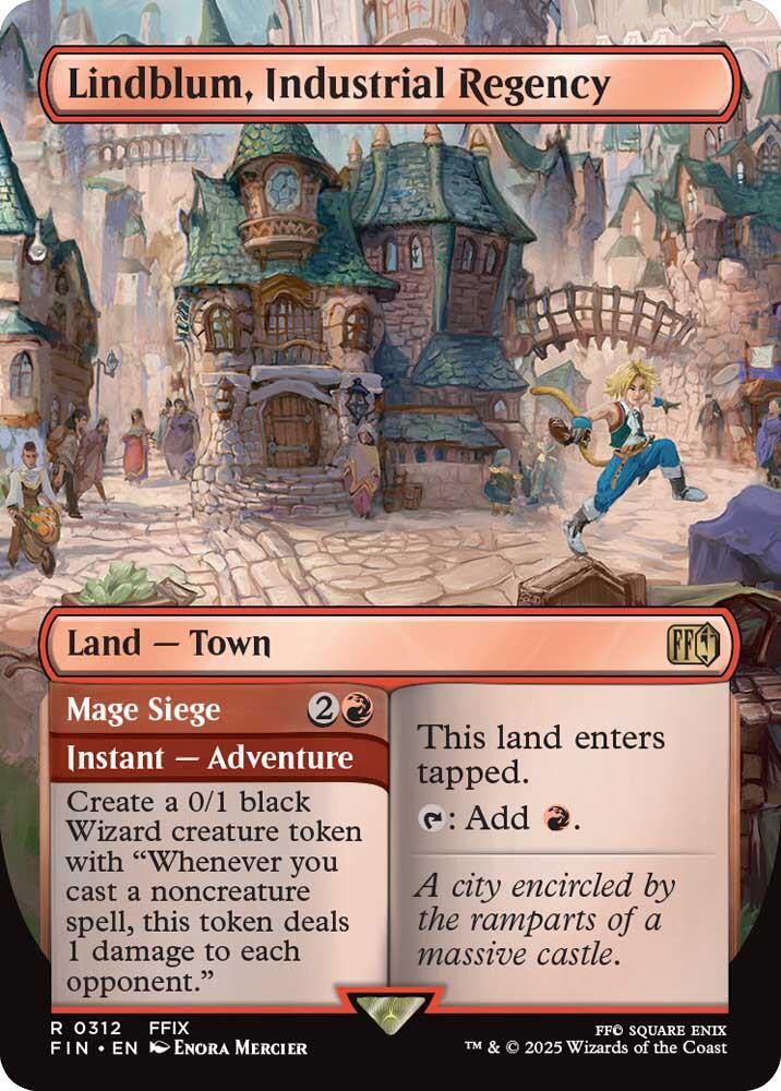MTG: UB: FINAL FANTASY Lindblum, Industrial Regency (Borderless) 312