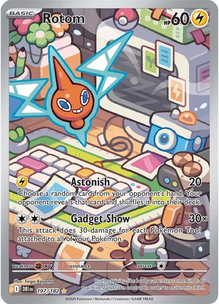 Pokemon Destined Rivals Rotom 197/182