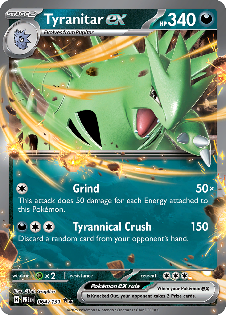Tyranitar ex (Prismatic Evolutions) #64
