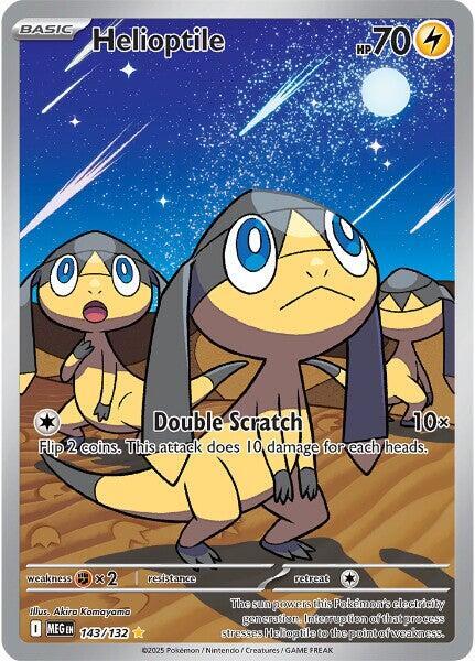 Pokemon Mega Evolution Helioptile 143/132