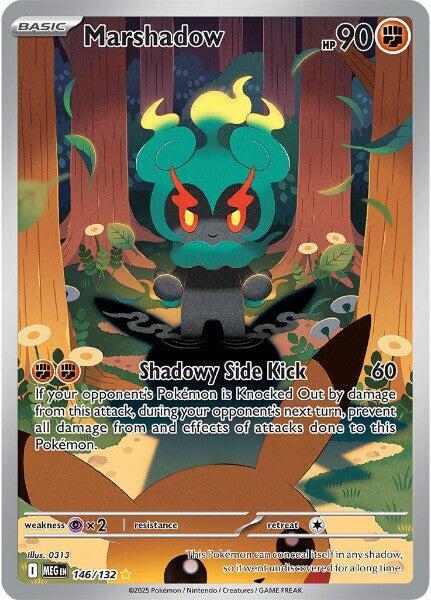 Pokemon Mega Evolution Marshadow 146/132 IR Holofoil