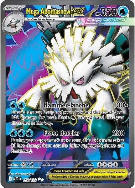 Pokemon Mega Evolution Mega Abomasnow ex 157/132