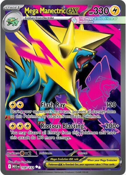 Pokemon Mega Evolution Mega Manectric ex 158/132