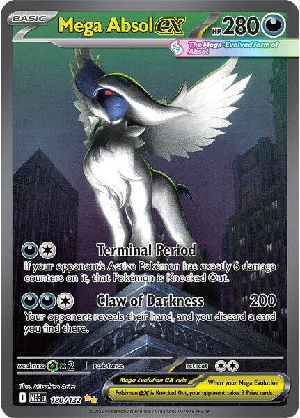 Pokemon Mega Evolution Mega Absol ex 180/132