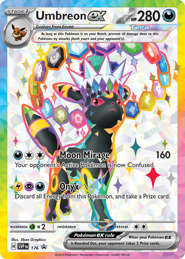 Pokemon Scarlet & Violet Promo Umbreon ex SVP 176