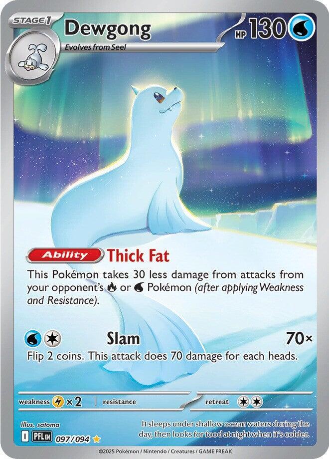 Pokemon Phantasmal Flames Dewgong 097/094