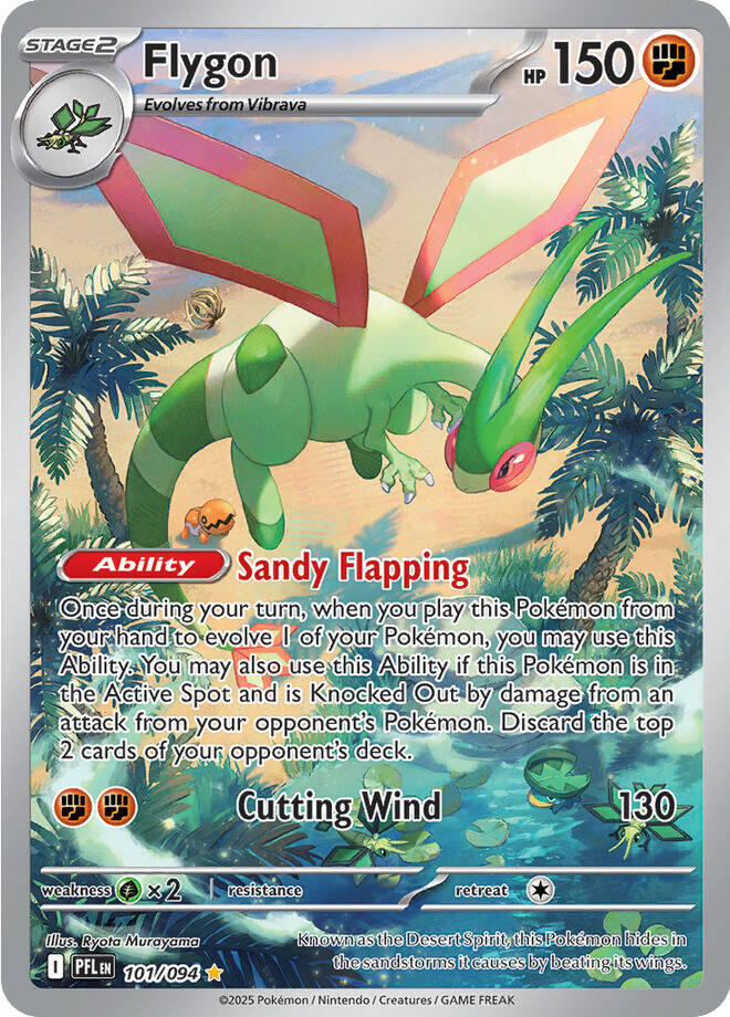 Pokemon Phantasmal Flames Flygon 101/094