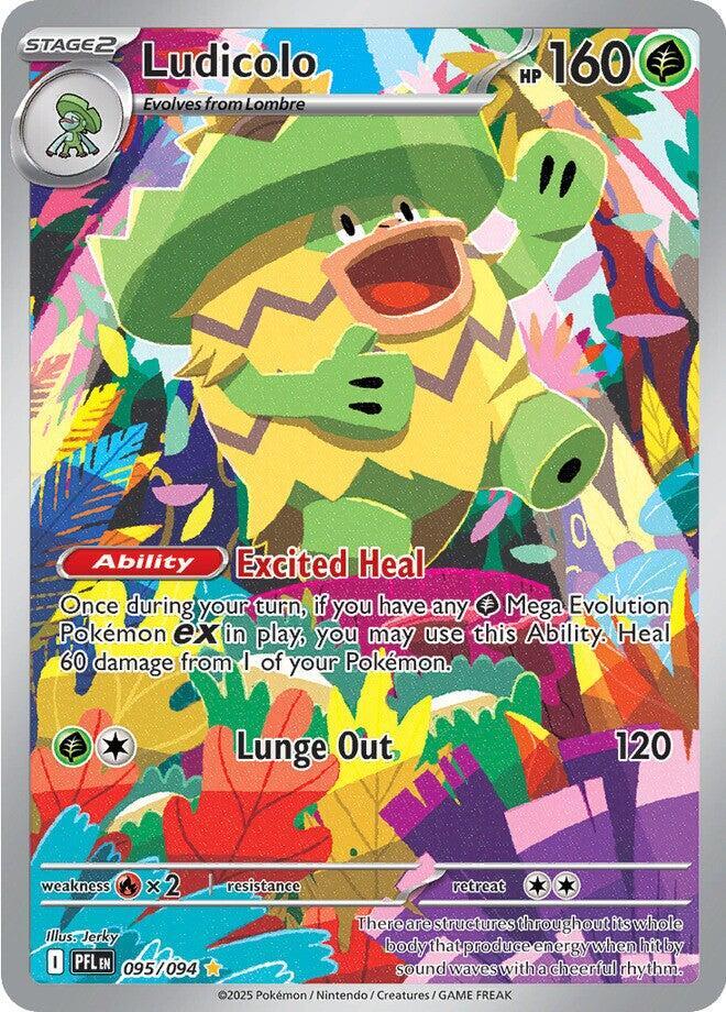 Pokemon Phantasmal Flames Ludicolo 095/094