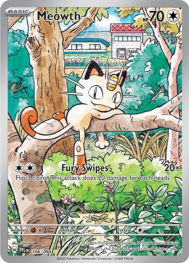 Pokemon Phantasmal Flames Meowth 106/094