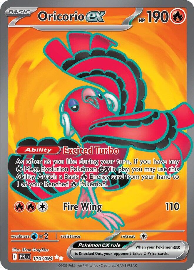 Pokemon Phantasmal Flames Oricorio ex 110/094