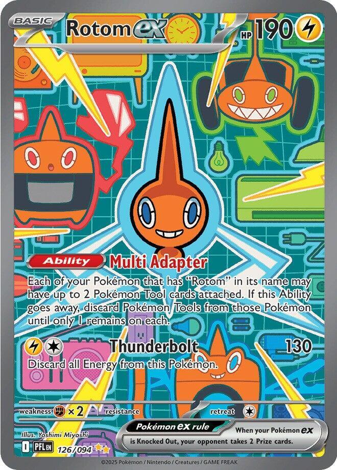 Pokemon Phantasmal Flames Rotom ex 126/094