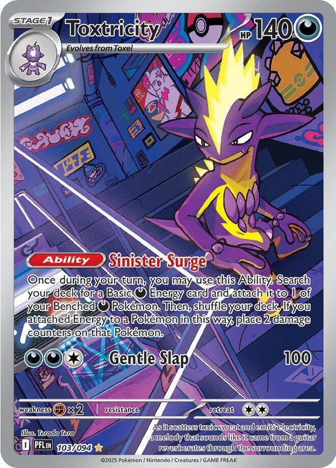 Pokemon Phantasmal Flames Toxtricity 103/094